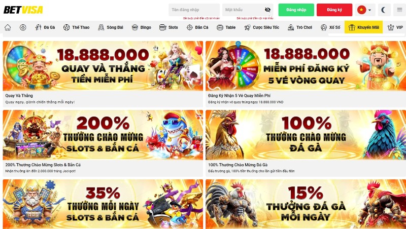 Đăng ký Betvisa