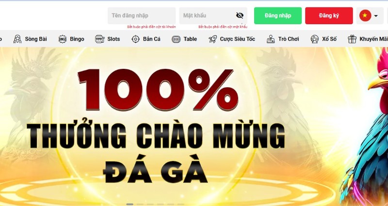 Đăng nhập Betvisa