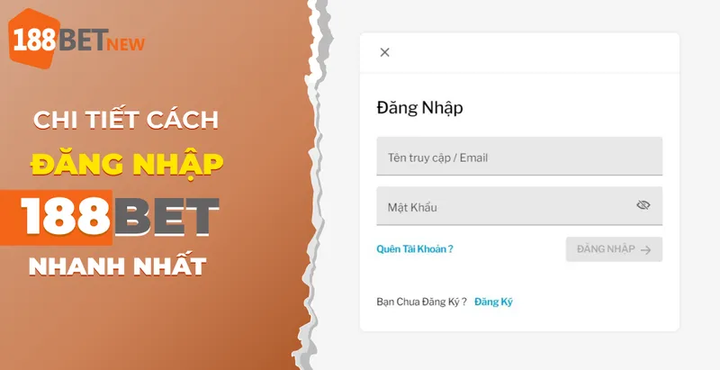 Hướng dẫn đăng nhập 188bet